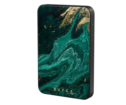 Powerbank Burga Emerald Pool Gunmetal Magnetic Power Bank 5000